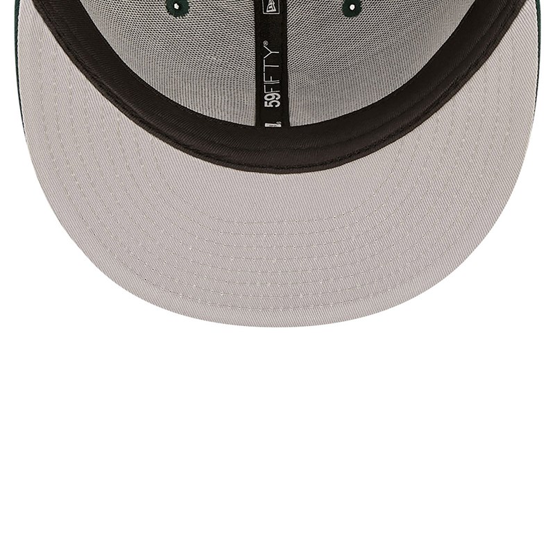 59fifty New Era Oakland Athletics MLB Team Heart Fitted Gorras Verdes | YE9782560