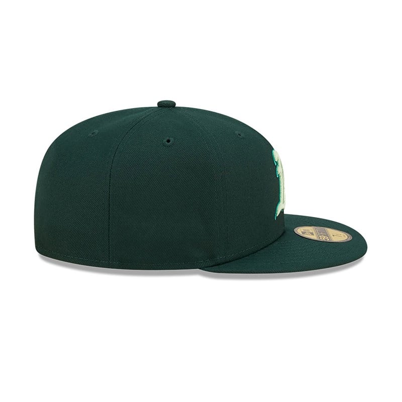 59fifty New Era Oakland Athletics Monocamo Fitted Gorras Verdes | TJ0836542