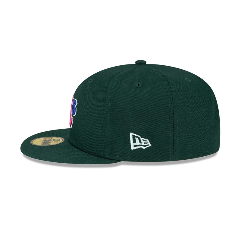 59fifty New Era Oakland Athletics Polarlights Fitted Gorras Verdes | OX1936074