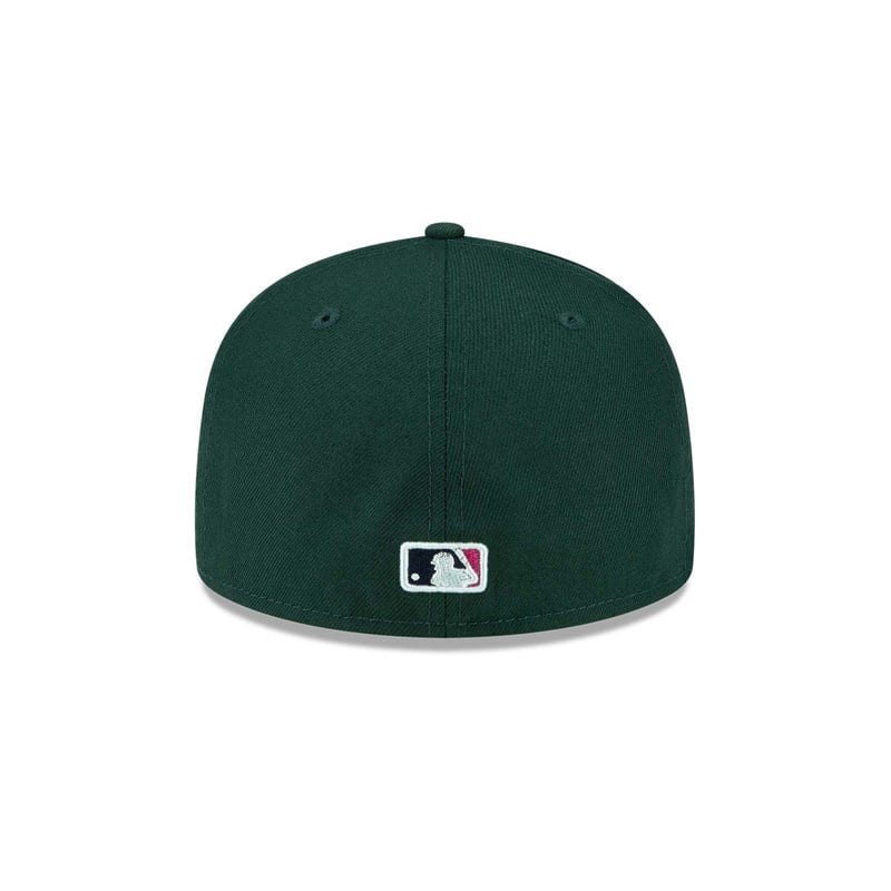 59fifty New Era Oakland Athletics Polarlights Fitted Gorras Verdes | OX1936074