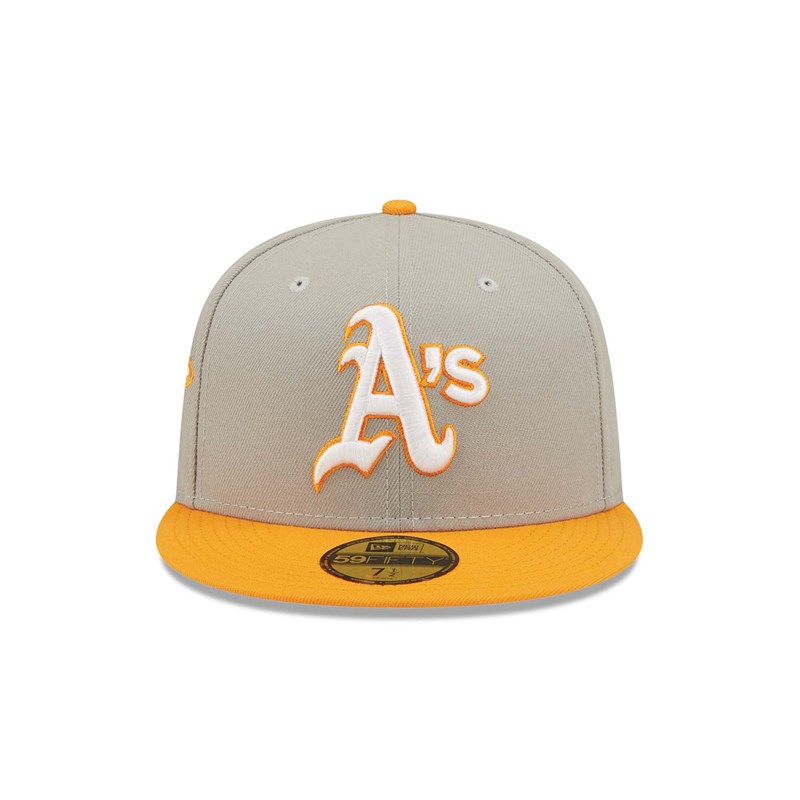 59fifty New Era Oakland Athletics Soda Fitted Gorras Grises | MG8176430