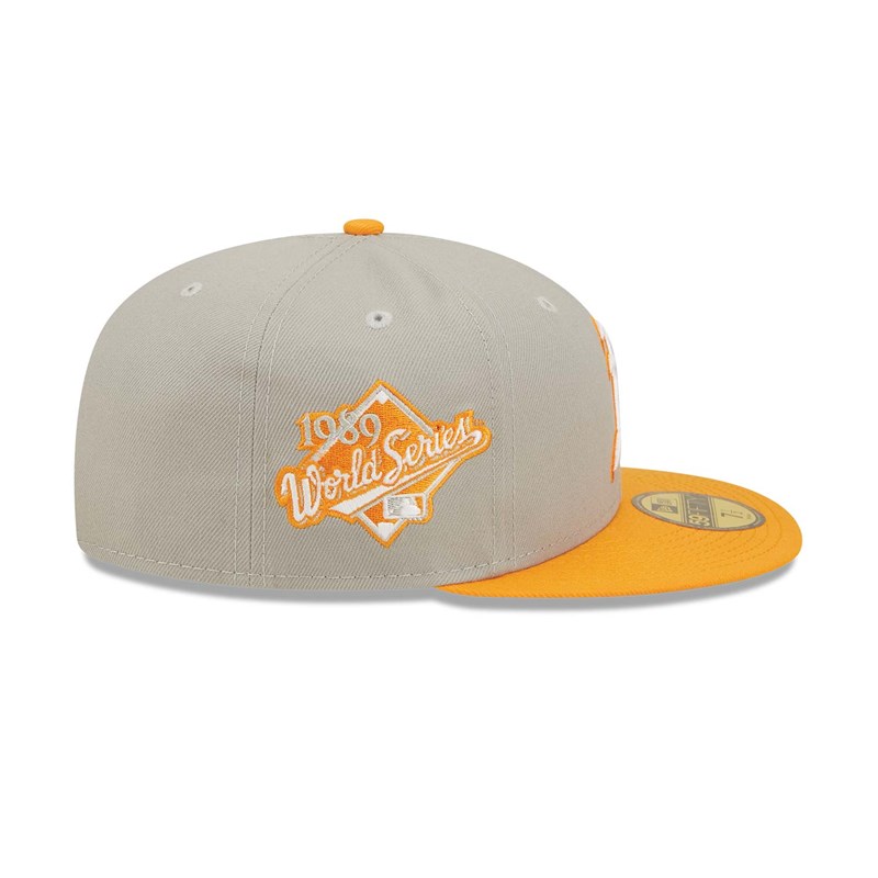 59fifty New Era Oakland Athletics Soda Fitted Gorras Grises | MG8176430