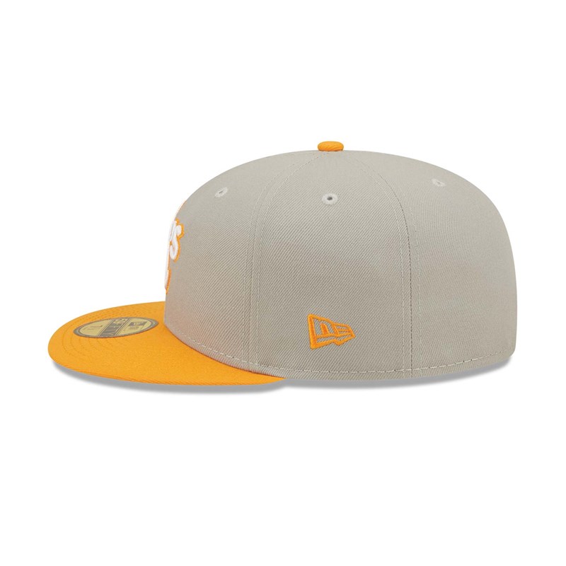 59fifty New Era Oakland Athletics Soda Fitted Gorras Grises | MG8176430