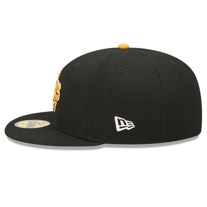 59fifty New Era Oakland Athletics Tiger Fill Fitted Gorras Negros | PS5673198