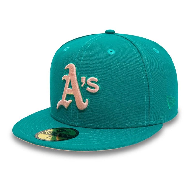 59fifty New Era Oakland Athletics World Series Fitted Gorras Verdes | PM1724039