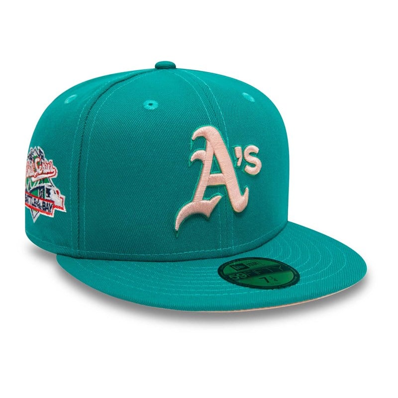 59fifty New Era Oakland Athletics World Series Fitted Gorras Verdes | PM1724039