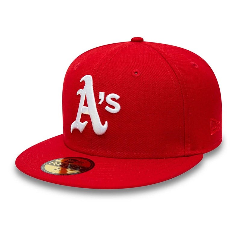 59fifty New Era Oakland Athletics World Series Fitted Gorras Rojos | XH1679820