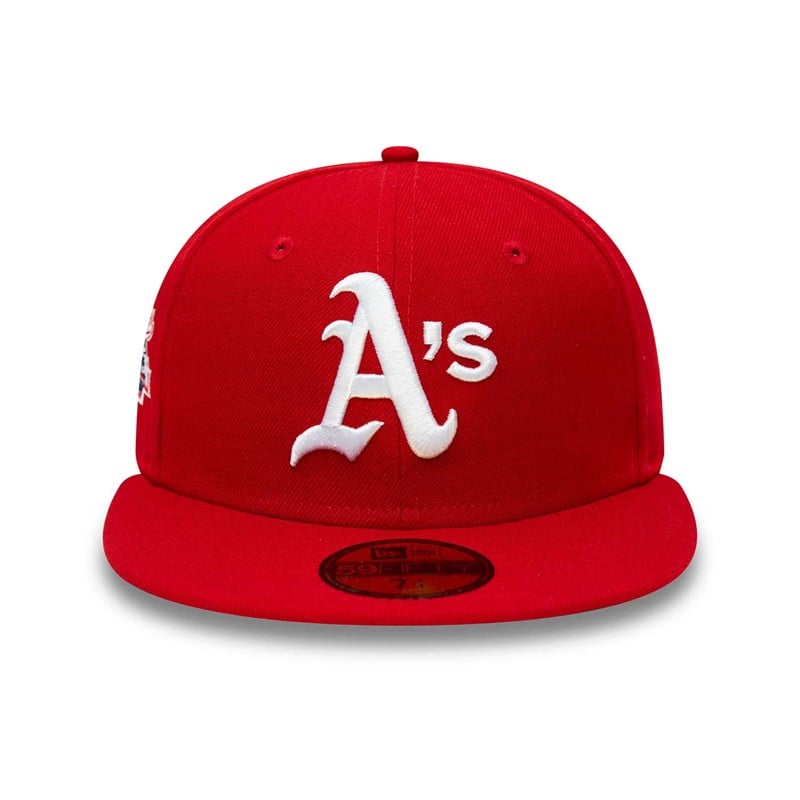 59fifty New Era Oakland Athletics World Series Fitted Gorras Rojos | XH1679820