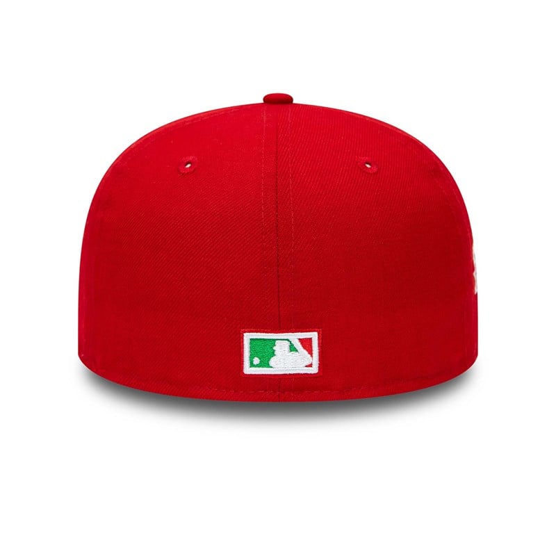 59fifty New Era Oakland Athletics World Series Fitted Gorras Rojos | XH1679820