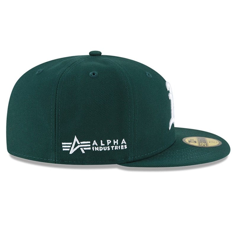 59fifty New Era Oakland Athletics X Alpha Industries Gorras Verdes | PI4912708