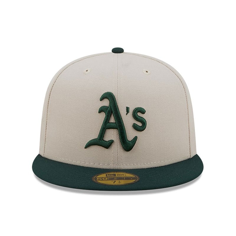 59fifty New Era Oakland Atléticos Fall Classic Fitted Gorras Blancos | KV7504861