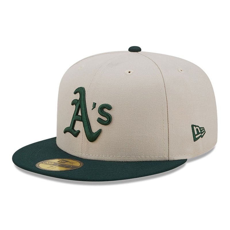 59fifty New Era Oakland Atléticos Fall Classic Fitted Gorras Blancos | KV7504861