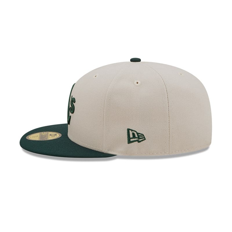 59fifty New Era Oakland Atléticos Fall Classic Fitted Gorras Blancos | KV7504861