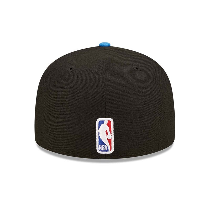 59fifty New Era Oklahoma City Thunder NBA 2022 Fitted Gorras Negros | VR1340278