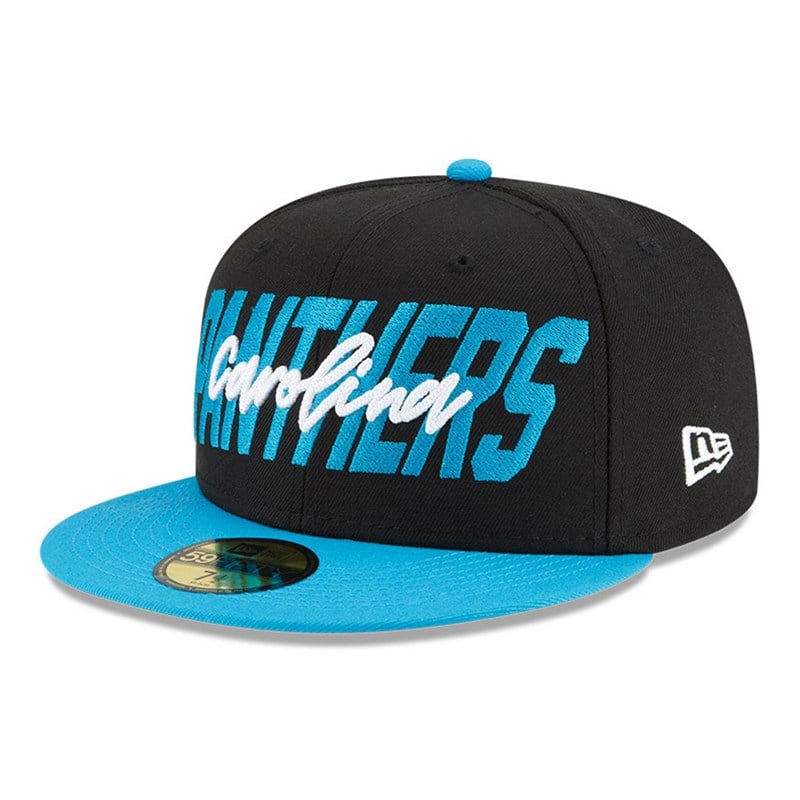 59fifty New Era Panthers NFL Draft Fitted Gorras Negros | GQ8579623