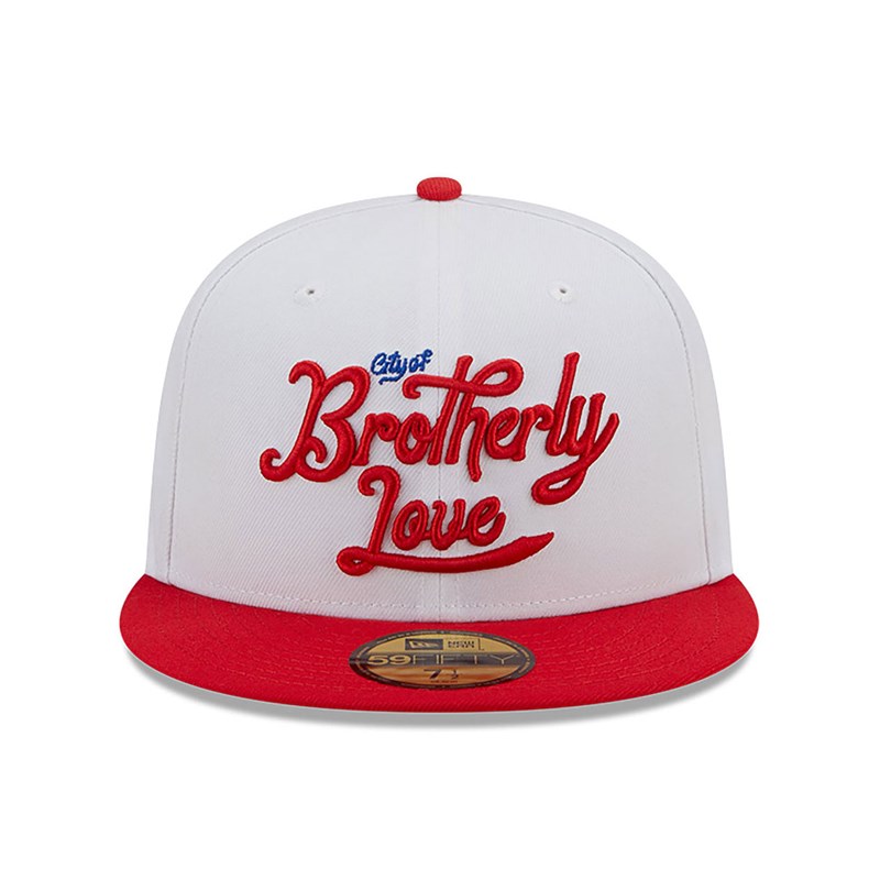 59fifty New Era Philadelphia 76ers Authentics City Edition Fitted Gorras Blancos | LC9173685