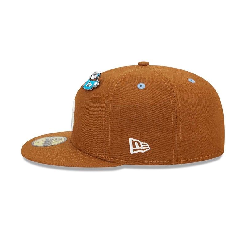 59fifty New Era Philadelphia 76ers Hot Cocoa Fitted Gorras Marrom | LB6257401