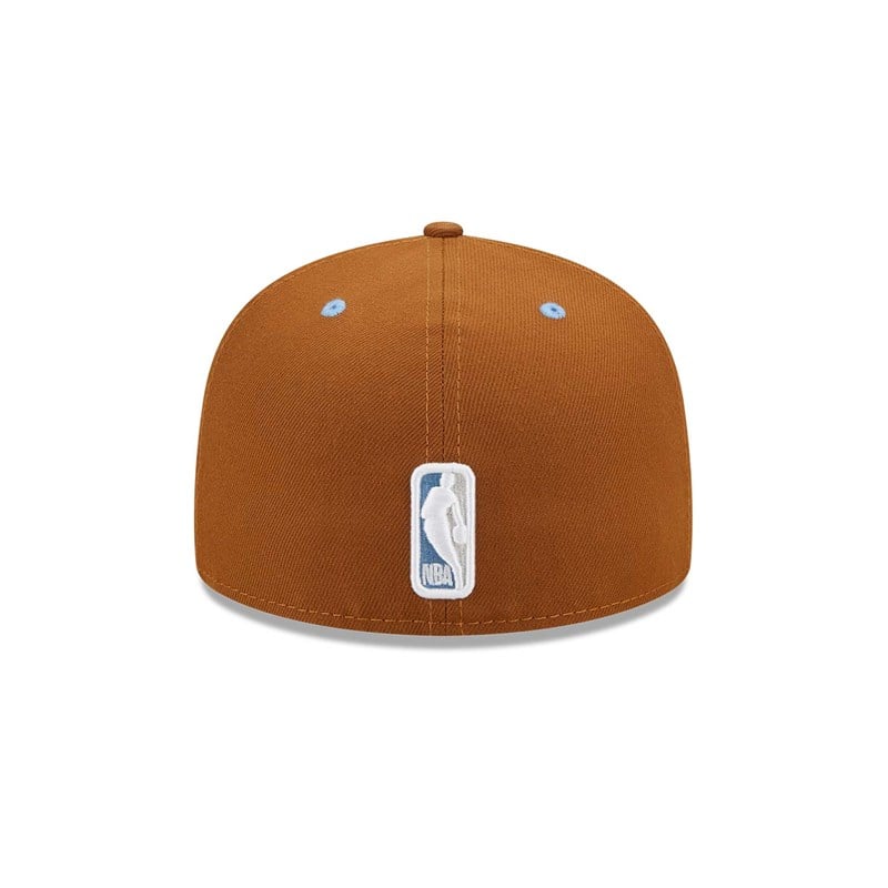 59fifty New Era Philadelphia 76ers Hot Cocoa Fitted Gorras Marrom | LB6257401