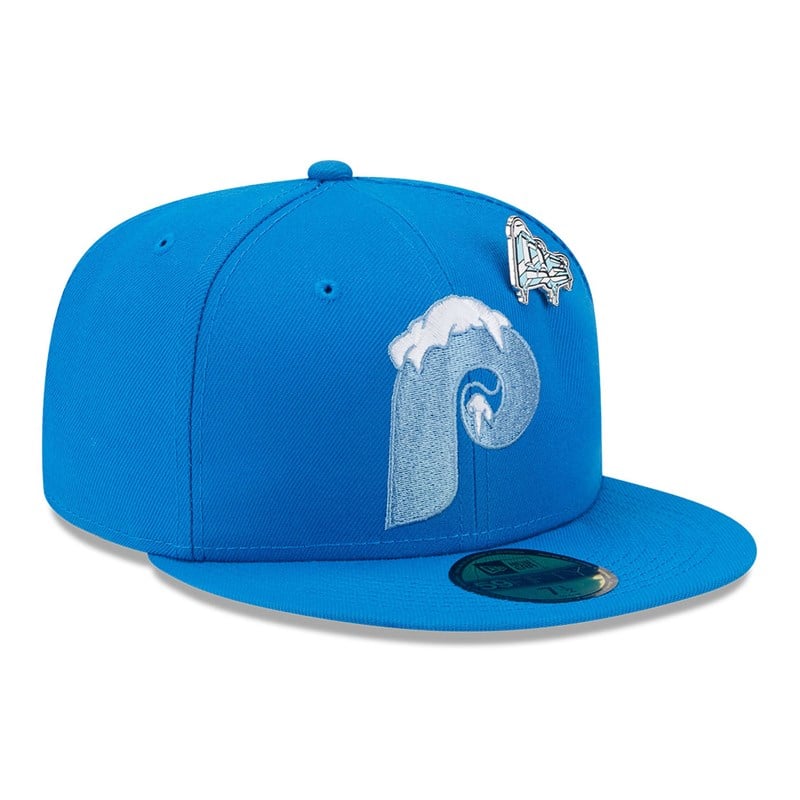 59fifty New Era Philadelphia Phillies Day Fitted Gorras Azules | LZ0625371