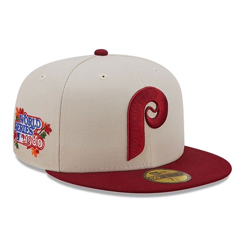 59fifty New Era Philadelphia Phillies Fall Classic Fitted Gorras Blancos | AH9875623