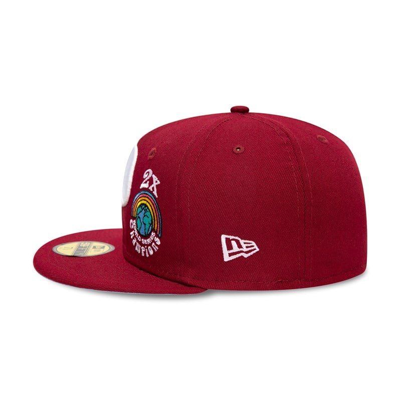 59fifty New Era Philadelphia Phillies Groovy Fitted Gorras Rojos | CD1940356