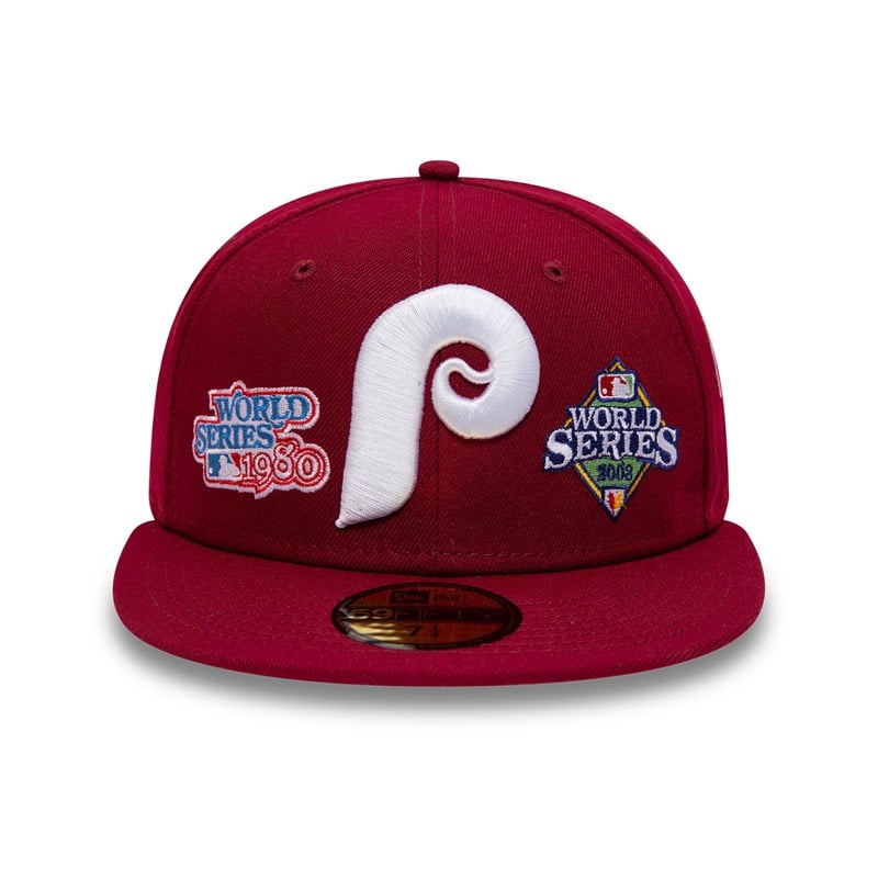 59fifty New Era Philadelphia Phillies Historic Champs Fitted Gorras Rojos | AB7621590