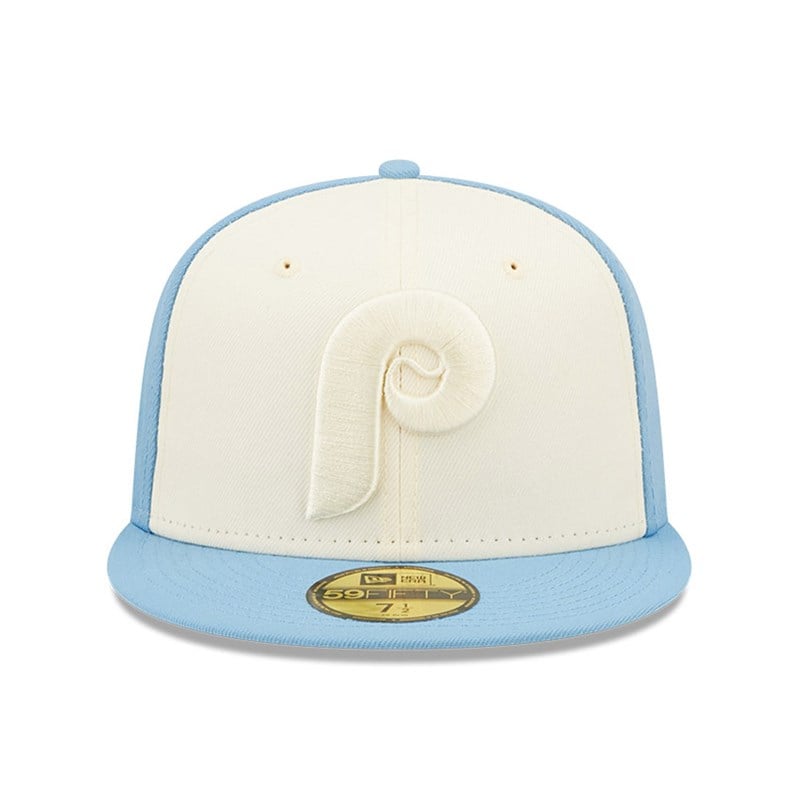 59fifty New Era Philadelphia Phillies MLB 2-tone Fitted Gorras Azules | KI7192804