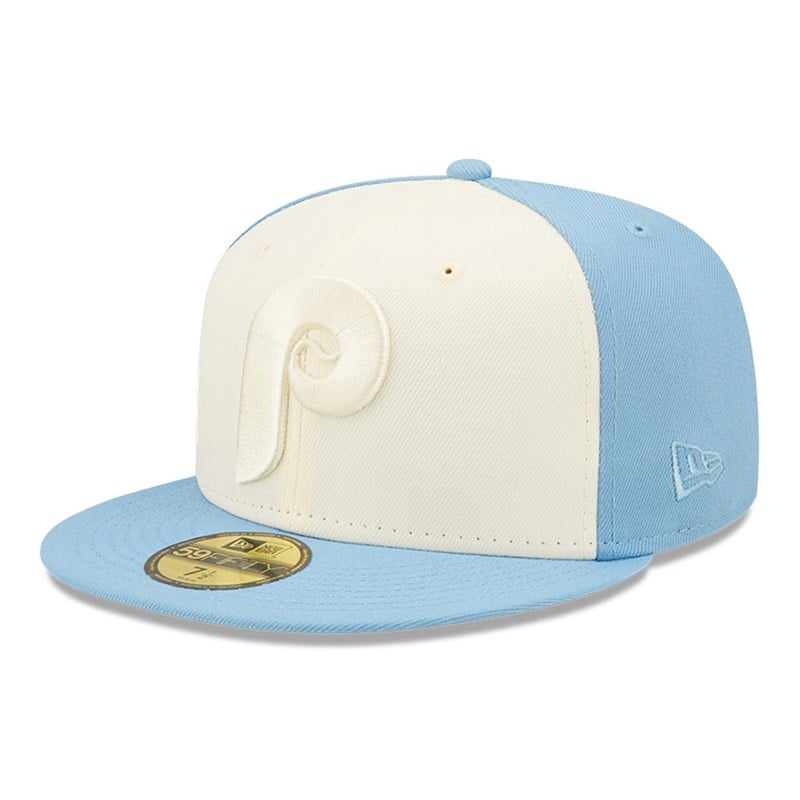 59fifty New Era Philadelphia Phillies MLB 2-tone Fitted Gorras Azules | KI7192804