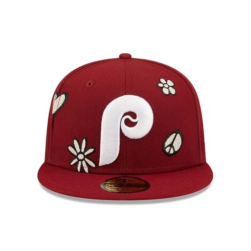 59fifty New Era Philadelphia Phillies MLB Sunlight Pop Gorras Rojos | WL4567380