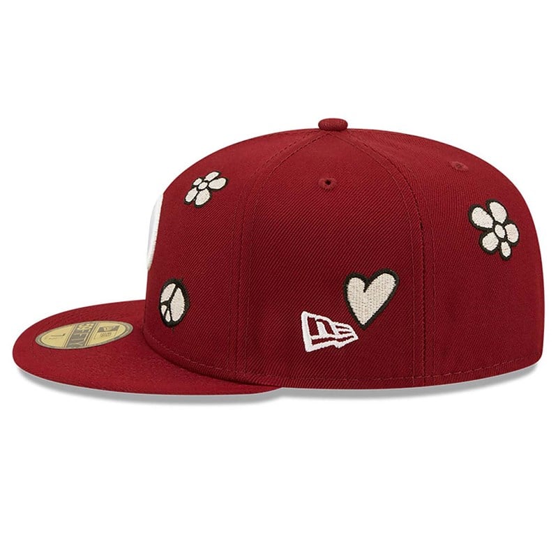 59fifty New Era Philadelphia Phillies MLB Sunlight Pop Gorras Rojos | WL4567380