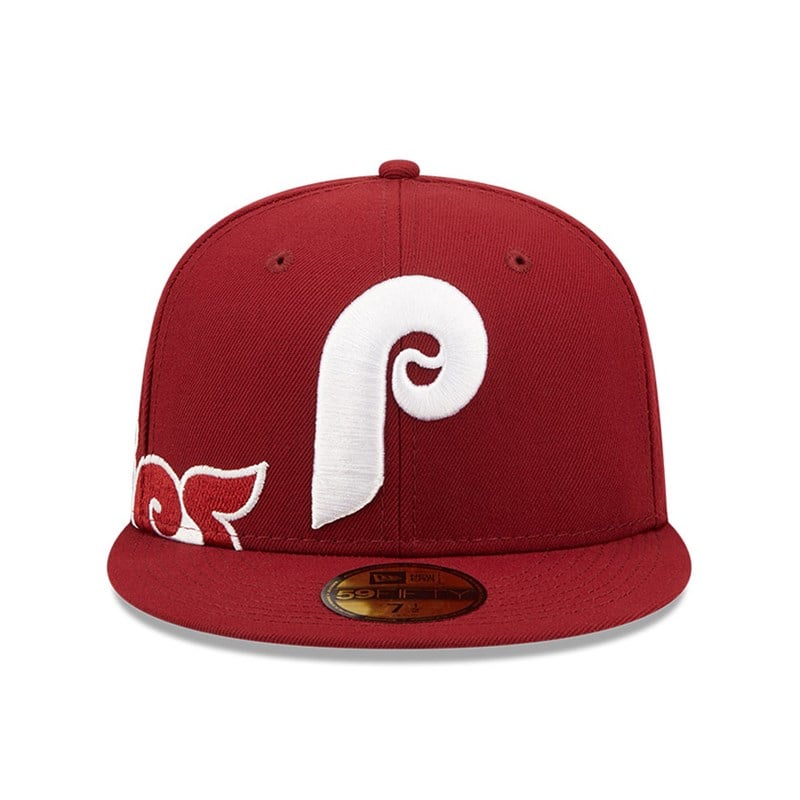 59fifty New Era Philadelphia Phillies MLB Side Split Fitted Gorras Rojos | XY5719368