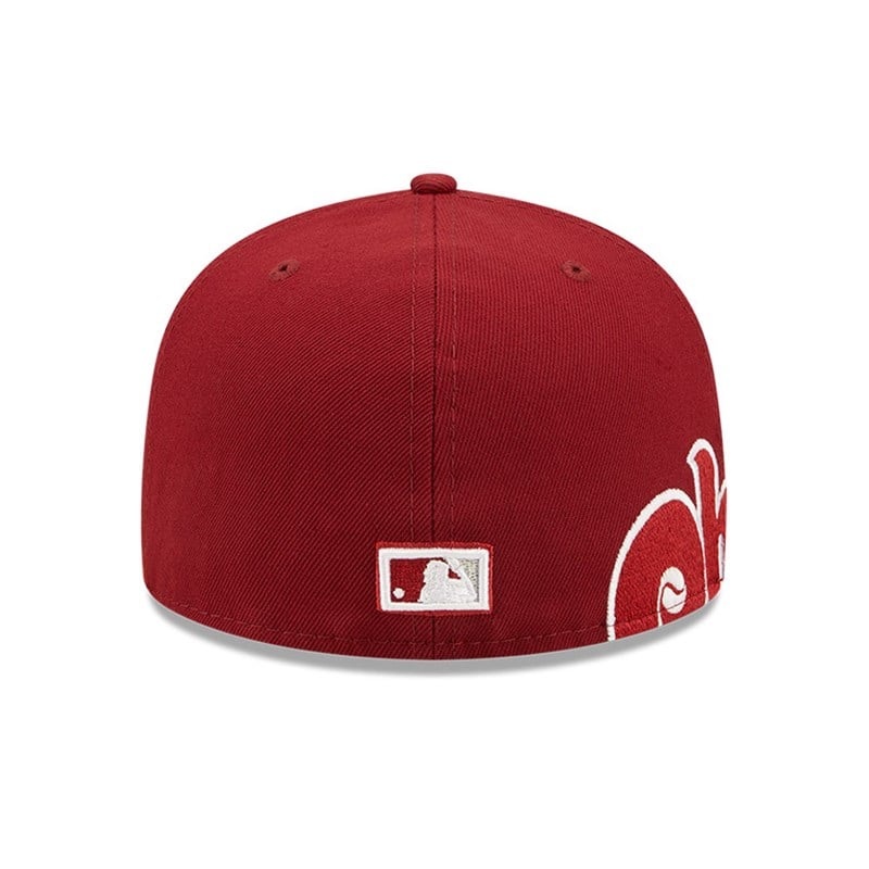 59fifty New Era Philadelphia Phillies MLB Side Split Fitted Gorras Rojos | XY5719368