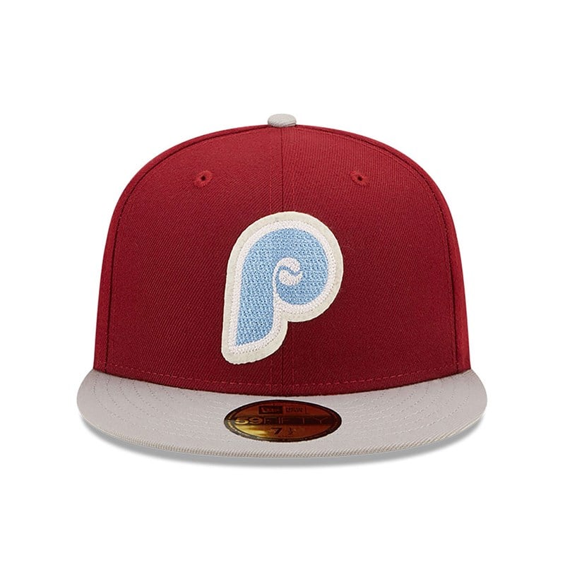 59fifty New Era Philadelphia Phillies Ne Letterman Fitted Gorras Rojos | VY9027148