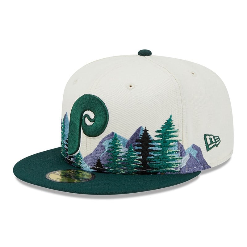 59fifty New Era Philadelphia Phillies Outdoor Fitted Blancos | HN0315728