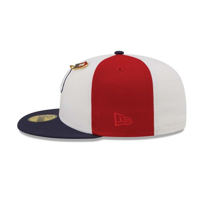 59fifty New Era Philadelphia Phillies Pinwheel Americana Fitted Gorras Rojos | PC4297658