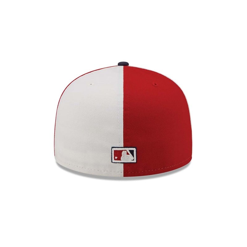 59fifty New Era Philadelphia Phillies Pinwheel Americana Fitted Gorras Rojos | PC4297658