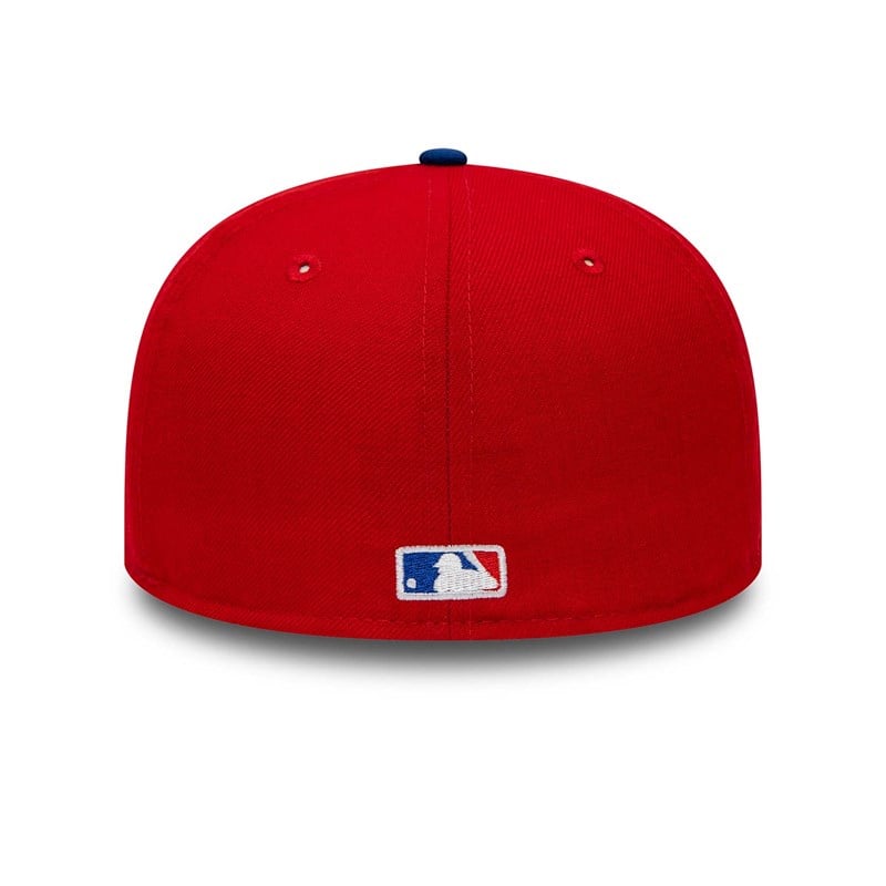 59fifty New Era Philadelphia Phillies Premium Authentic On Field Game Lana Fitted Gorras Rojos | HV9681074