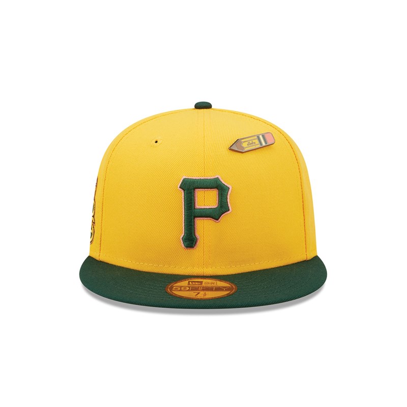 59fifty New Era Pittsburgh Pirates Back To School Fitted Gorras Amarillos | TS5028913