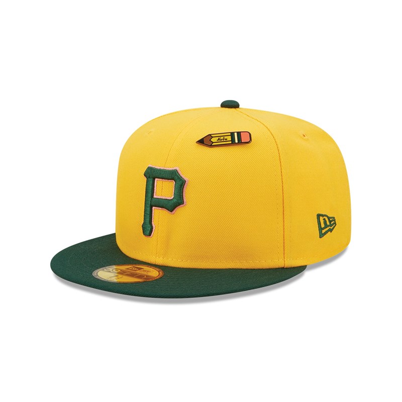 59fifty New Era Pittsburgh Pirates Back To School Fitted Gorras Amarillos | TS5028913