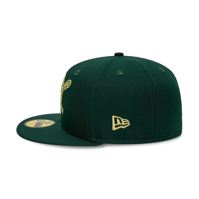 59fifty New Era Pittsburgh Pirates Forest Fitted Gorras Verdes | TY5129034