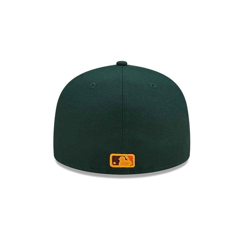 59fifty New Era Pittsburgh Pirates Leafy Fitted Gorras Verdes | PF6342179