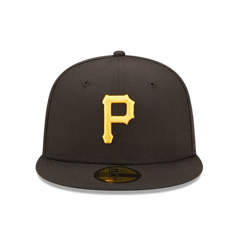 59fifty New Era Pittsburgh Pirates MLB Cloud Fitted Gorras Negros | US8156937