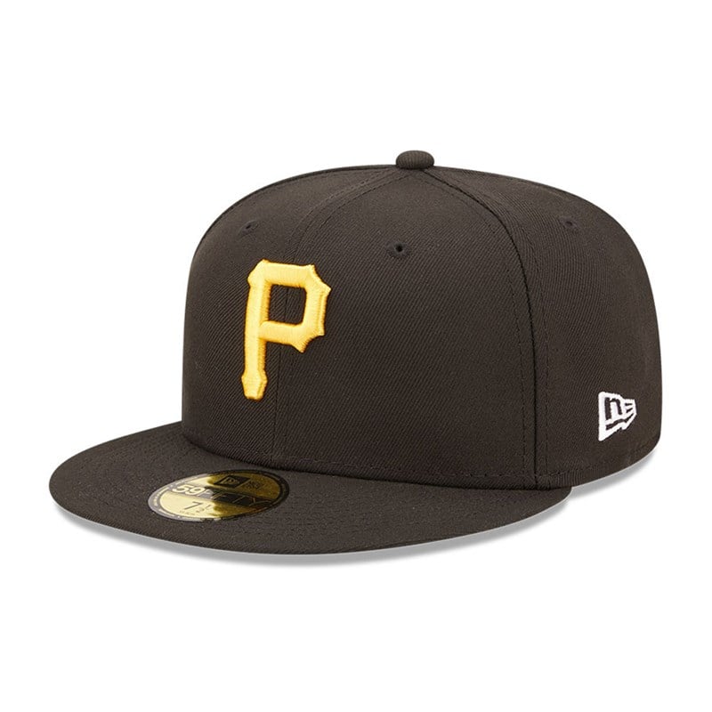 59fifty New Era Pittsburgh Pirates MLB Cloud Fitted Gorras Negros | US8156937