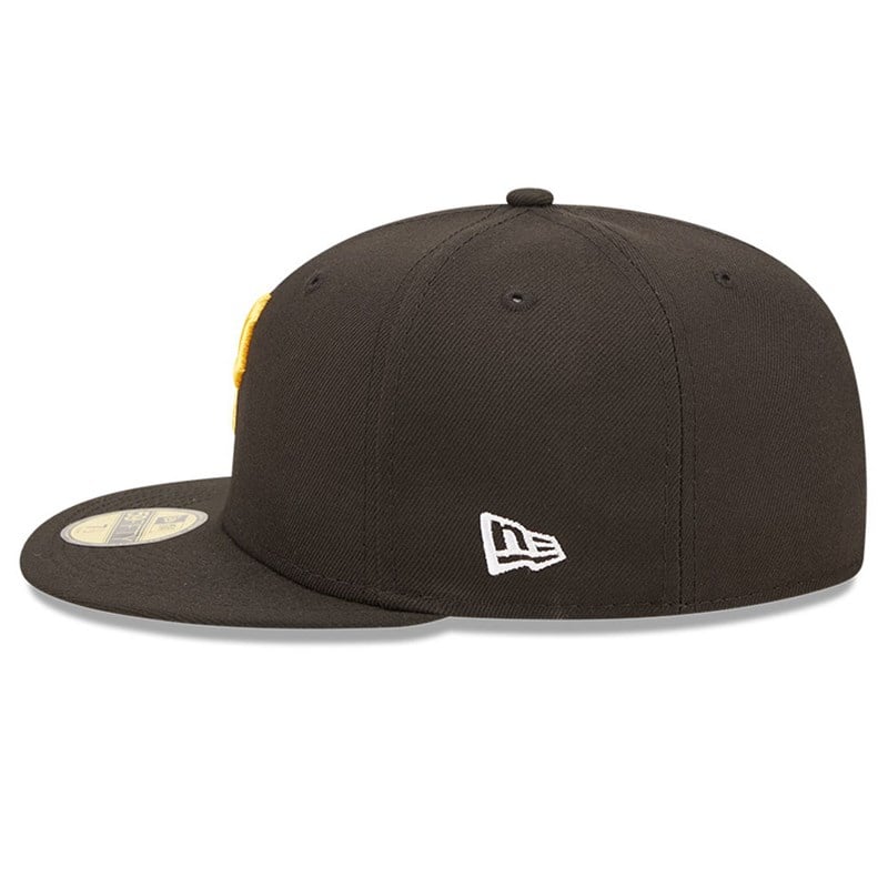 59fifty New Era Pittsburgh Pirates MLB Cloud Fitted Gorras Negros | US8156937