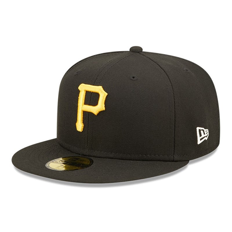 59fifty New Era Pittsburgh Pirates MLB Pop Sweat Fitted Gorras Negros | DW9438567