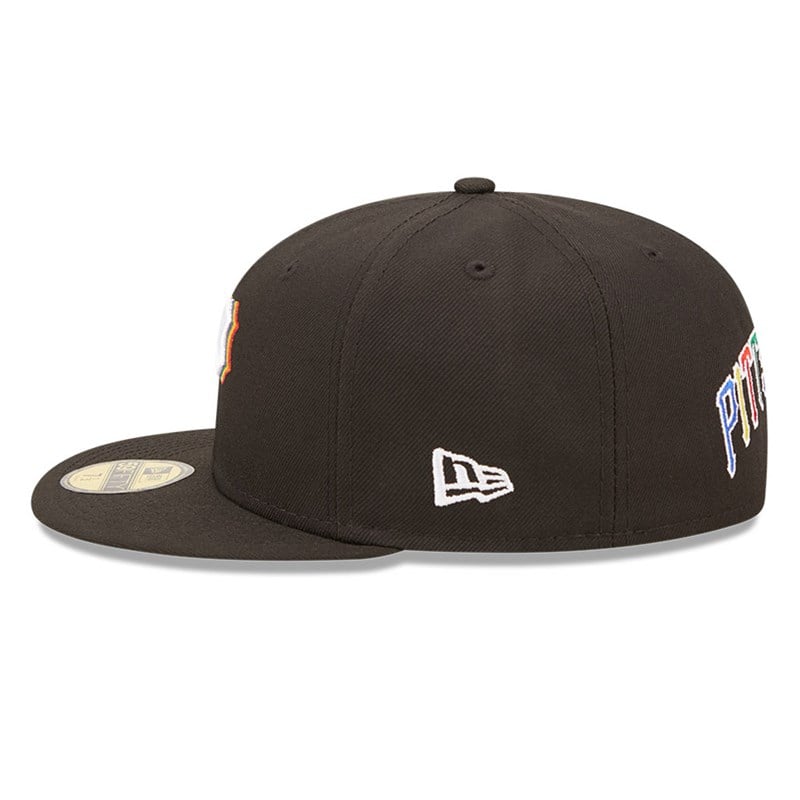 59fifty New Era Pittsburgh Pirates MLB Prismatic Fitted Gorras Negros | WM0657392