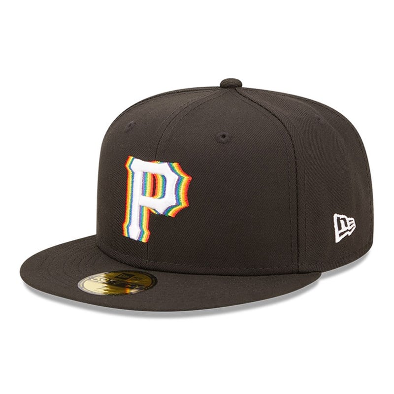 59fifty New Era Pittsburgh Pirates MLB Prismatic Fitted Gorras Negros | WM0657392