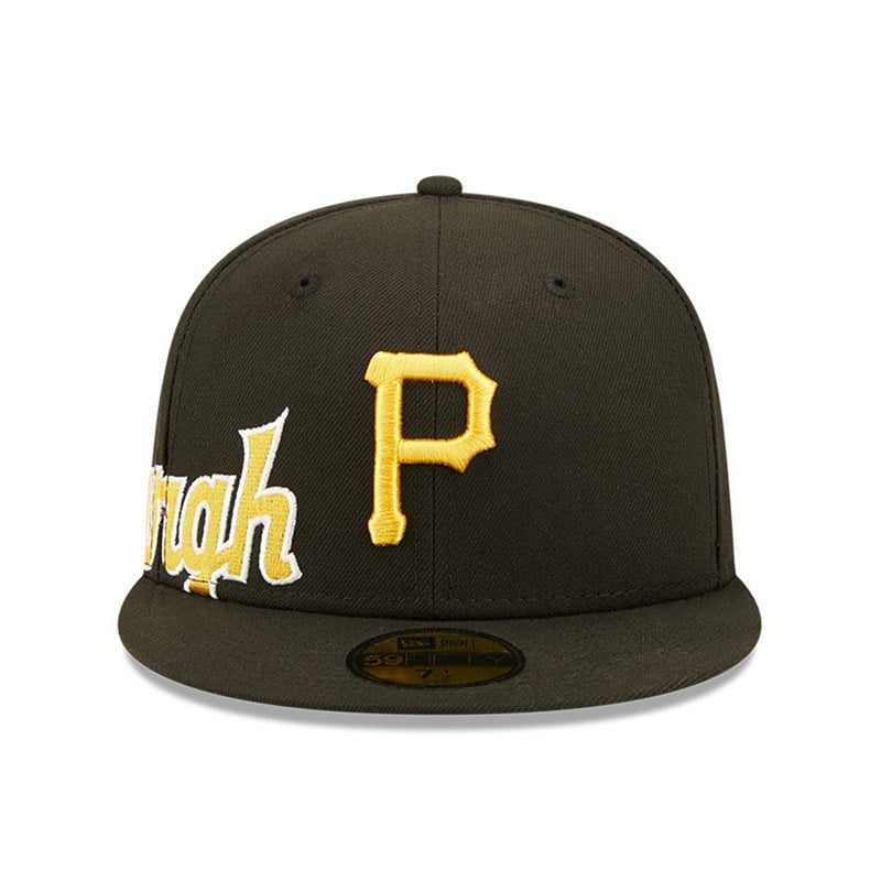 59fifty New Era Pittsburgh Pirates MLB Side Split Fitted Gorras Negros | OX0263987