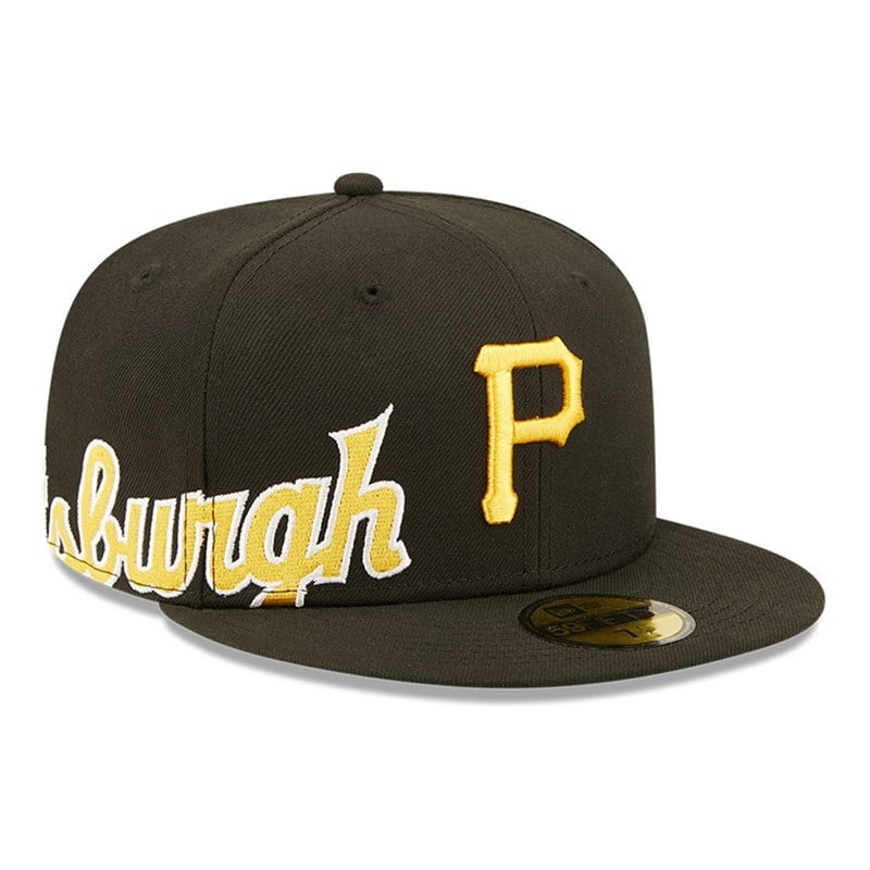 59fifty New Era Pittsburgh Pirates MLB Side Split Fitted Gorras Negros | OX0263987