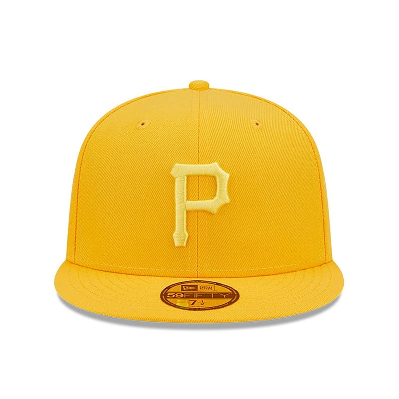 59fifty New Era Pittsburgh Pirates Monocamo Fitted Gorras Naranjas | UN9024751